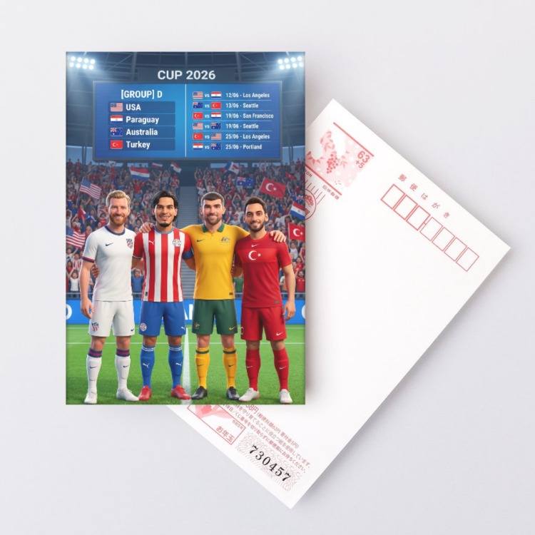 Dünya Kupası 2026 | D Grubu Kaptanları | Dijital Posteri