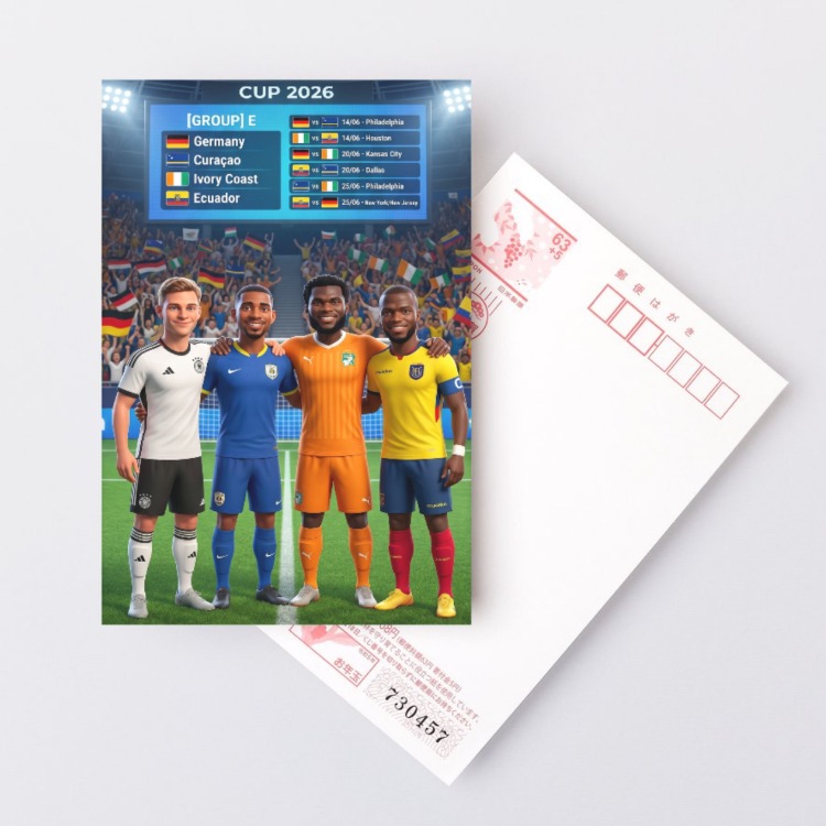 Dünya Kupası 2026 | E Grubu Kaptanları | Dijital Posteri