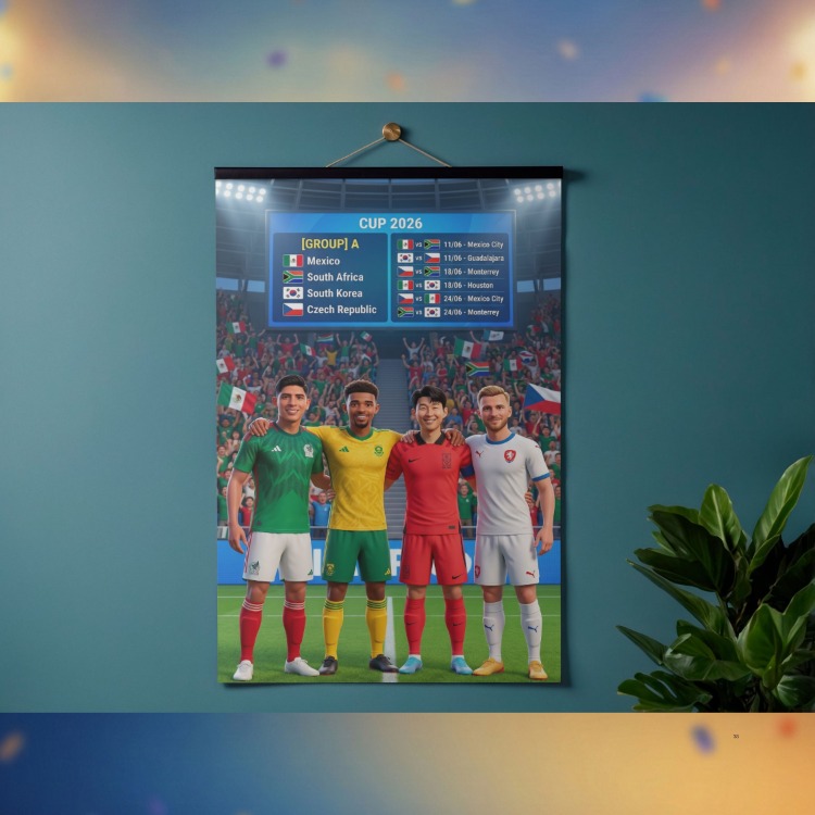 Dünya Kupası 2026 | A Grubu Kaptanları | Dijital Posteri
