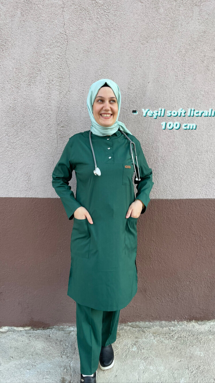 100 cm soft licralı tesettür takım 