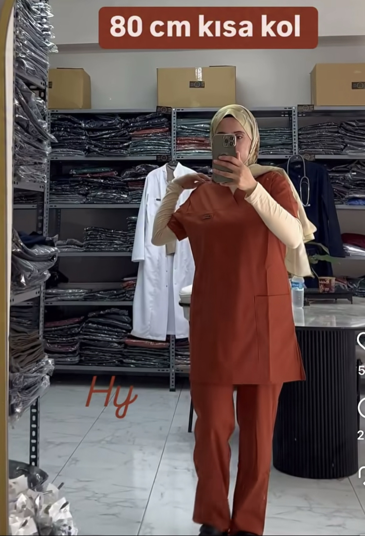 KISA KOL ZARF YAKA 80 cm takım
