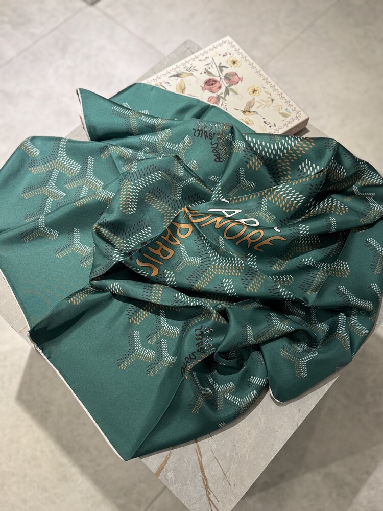 Goyard tivil ipek eşarplarımız ✨