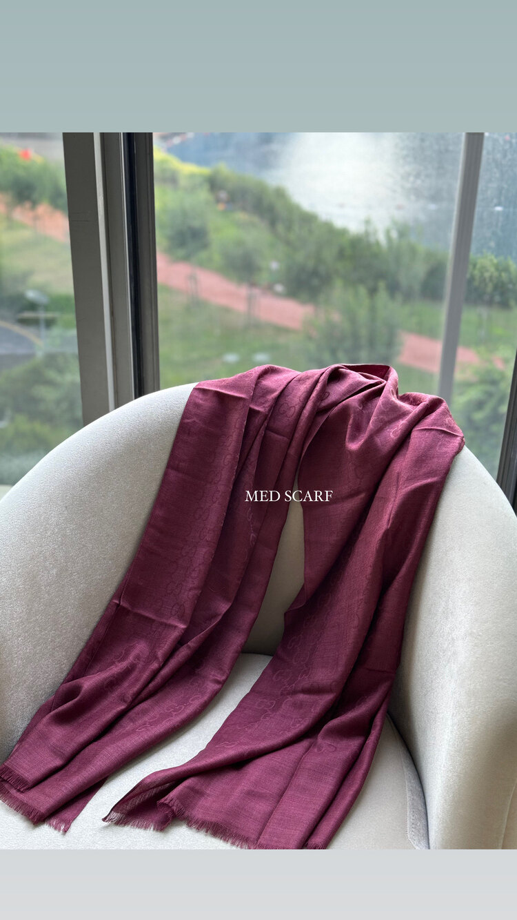 Bordo yün ipek