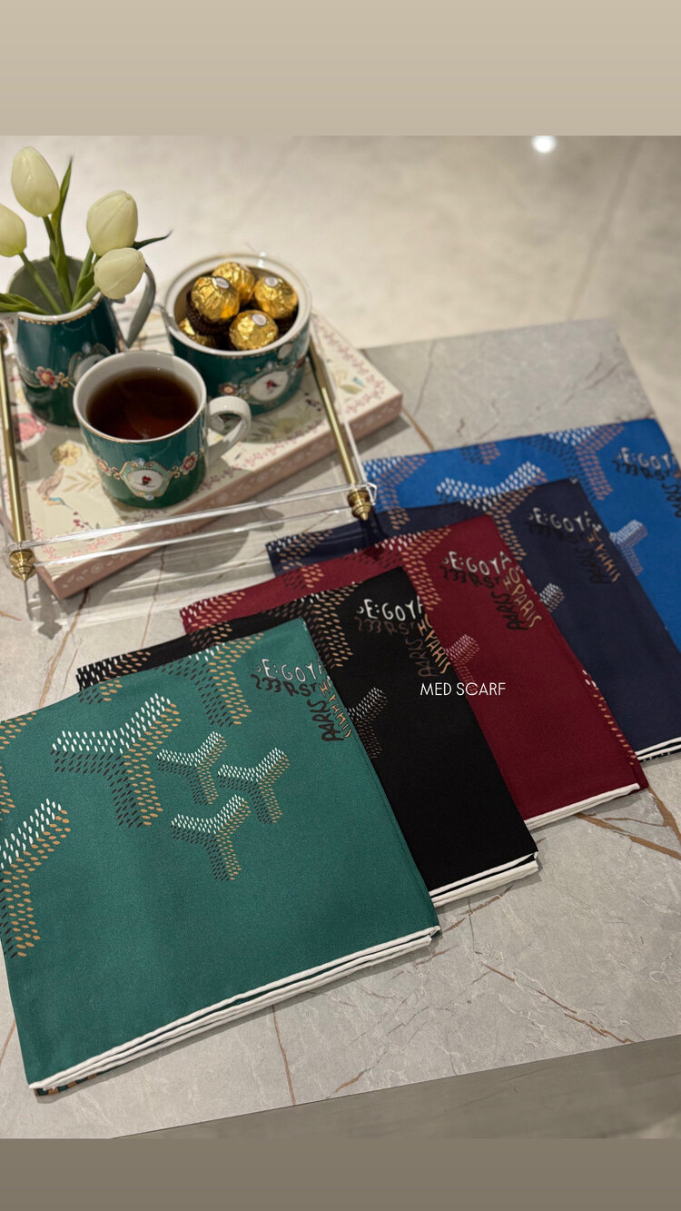 Goyard tivil ipek eşarplarımız ✨