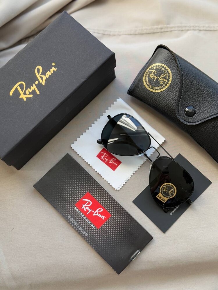 Ray-Ban RB3517 Black Aviators Damla