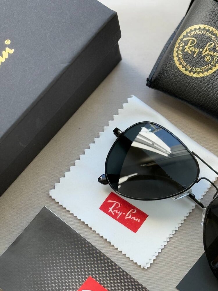 Ray-Ban RB3517 Black Aviators Damla
