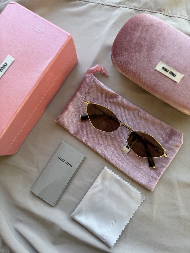 Miu Miu Brown Sunglasses 