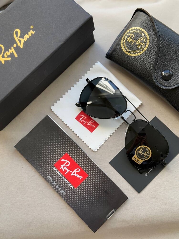 Ray-Ban RB3517 Black Aviators Damla