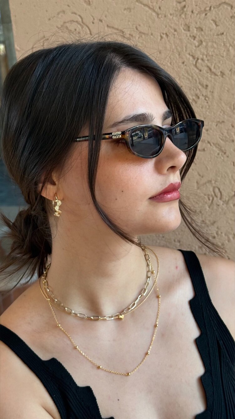 Miu Miu kahve cam 
