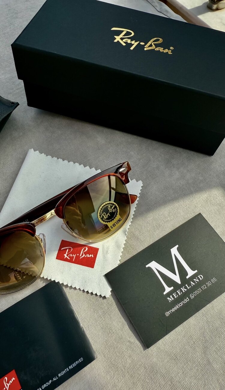 Ray-Ban ClupMaster Kahverengi unisex
