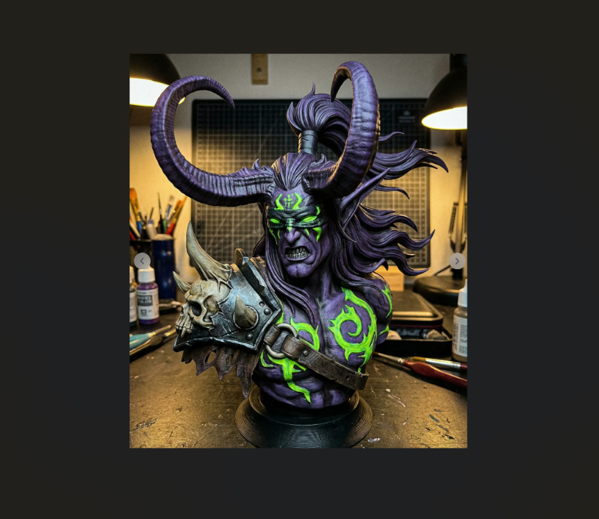 İllidan Stormrage Büst - Warcraft