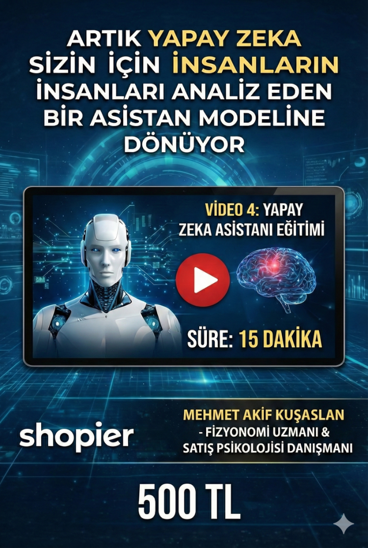 Yapay Zeka Destekli Satış Asistanı Eğitim Videosu ve dökümanları