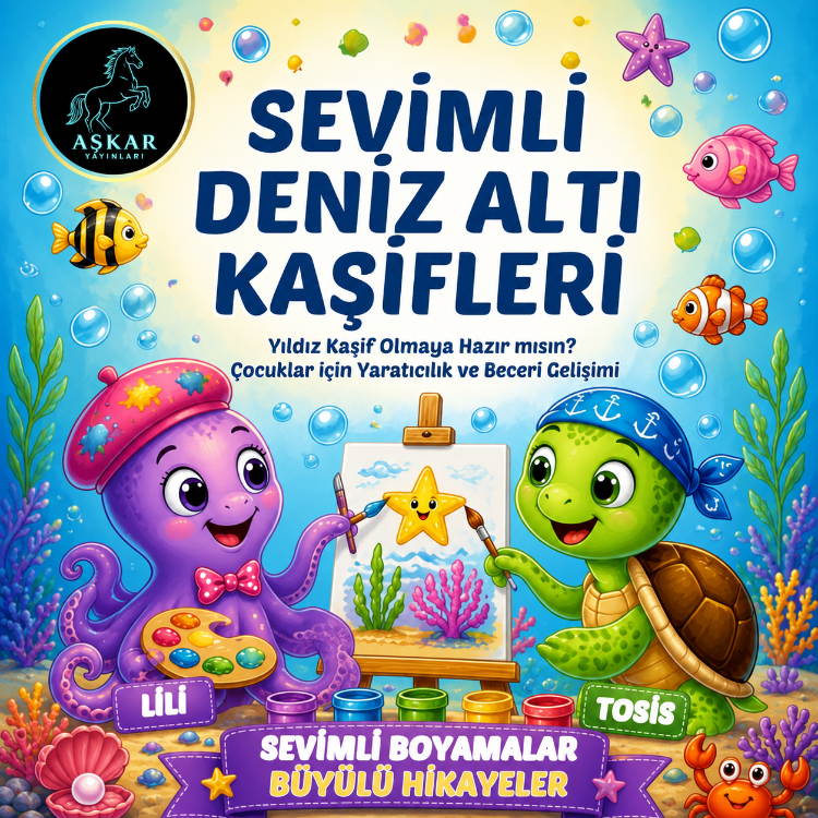 Sevimli Deniz Altı Kaşifleri - Boyama Kitabı