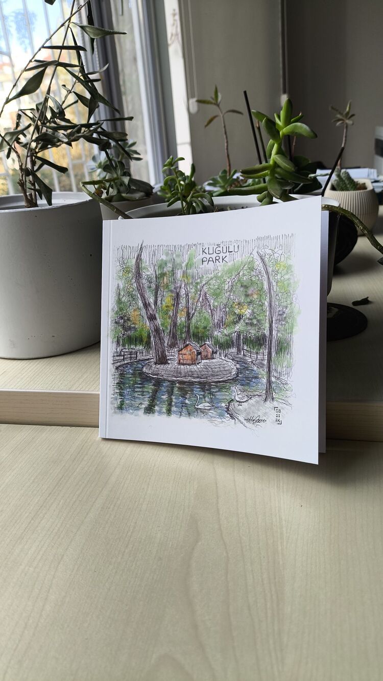 Ankara Temalı Çizgisiz Defter