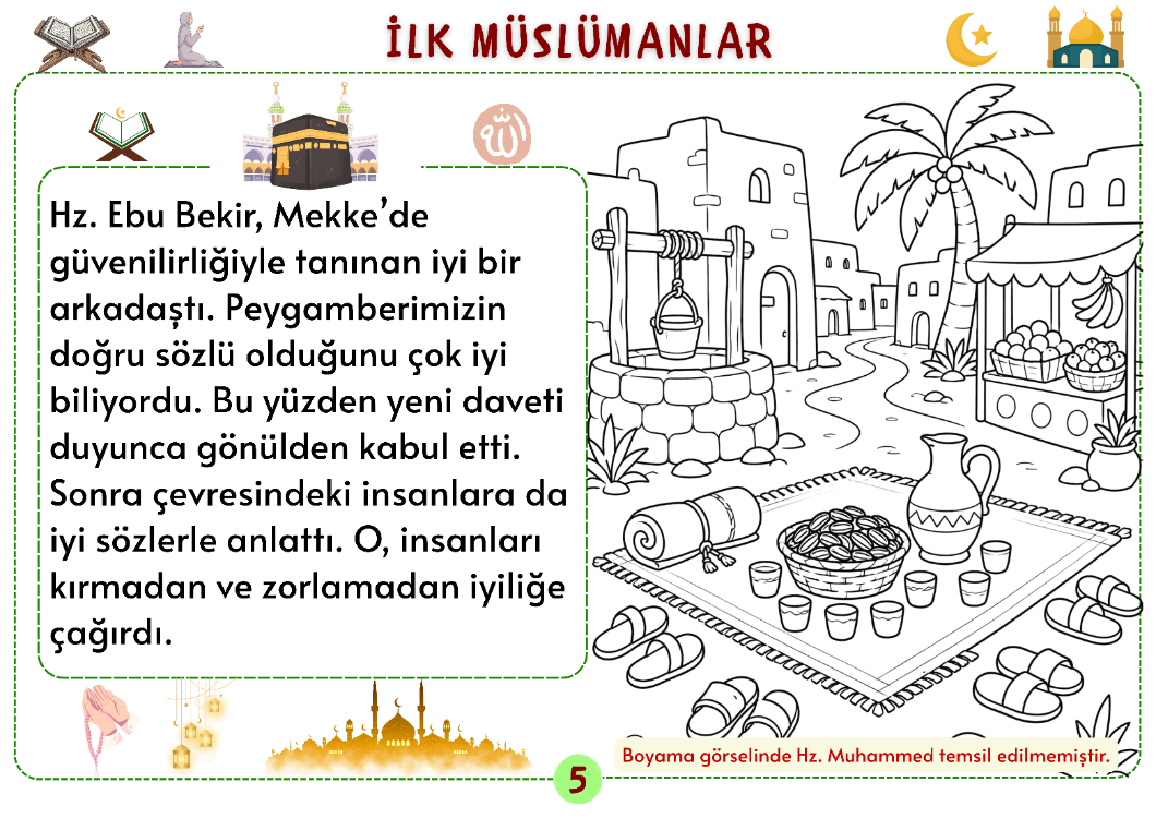 Hz. Muhammed’in Hayatı: İlk Müslümanlar Oku-Anla-Boya PDF