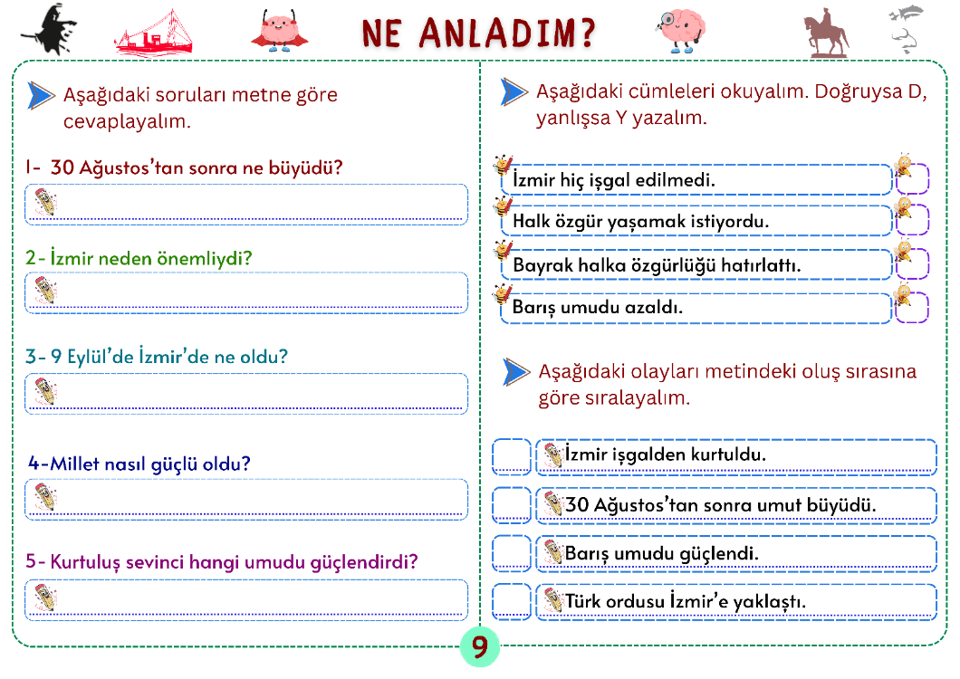 İzmir’e Ulaşan Sevinç