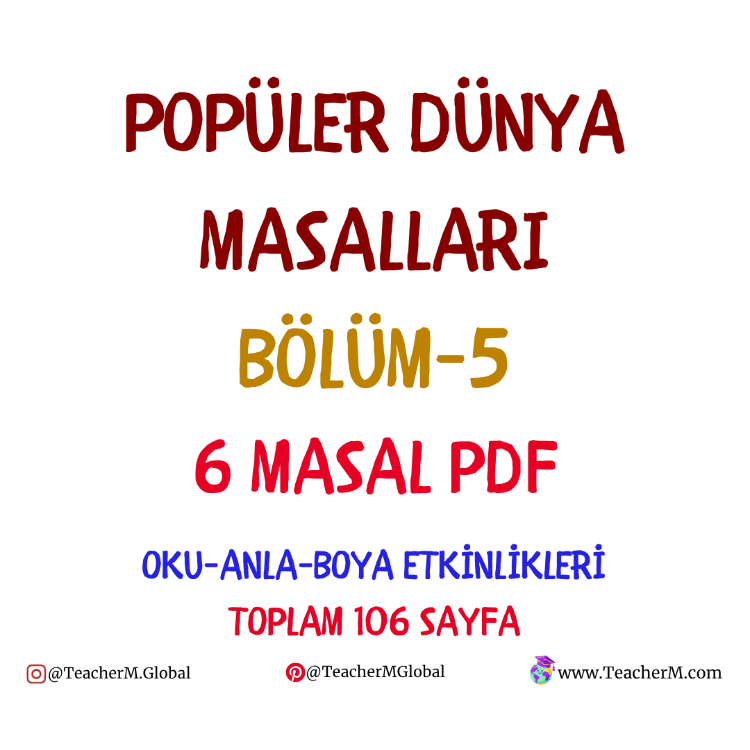Popüler Dünya Masalları Bölüm 5 PDF Seti