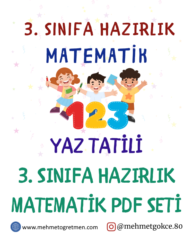 3. Sınıfa Hazırlık Matematik PDF Seti