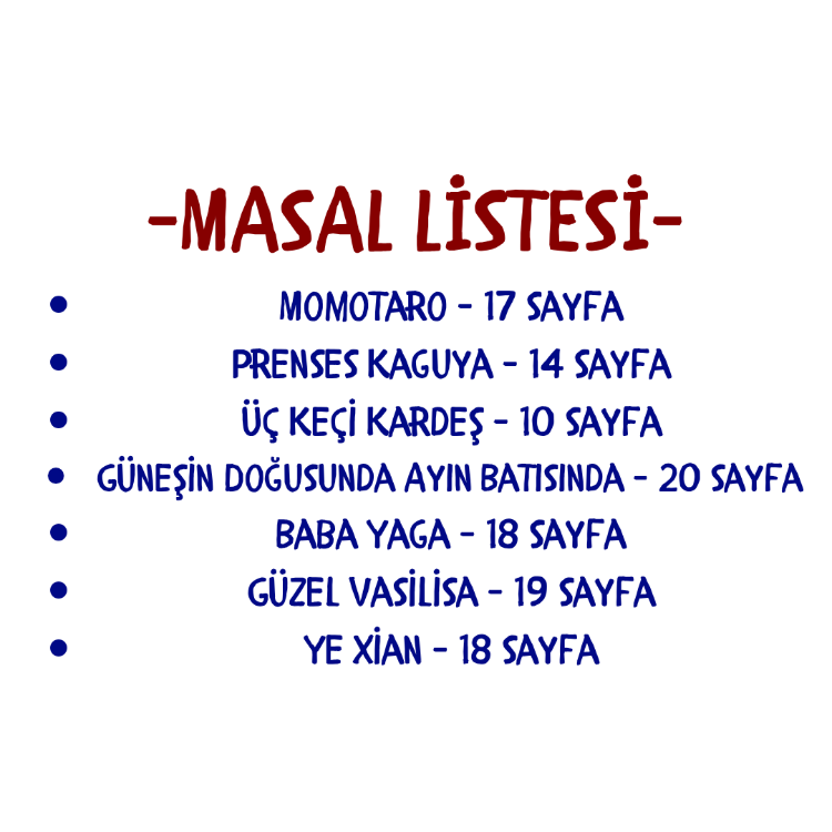 Popüler Dünya Masalları Bölüm - 2 PDF Seti | 7 Fasikül