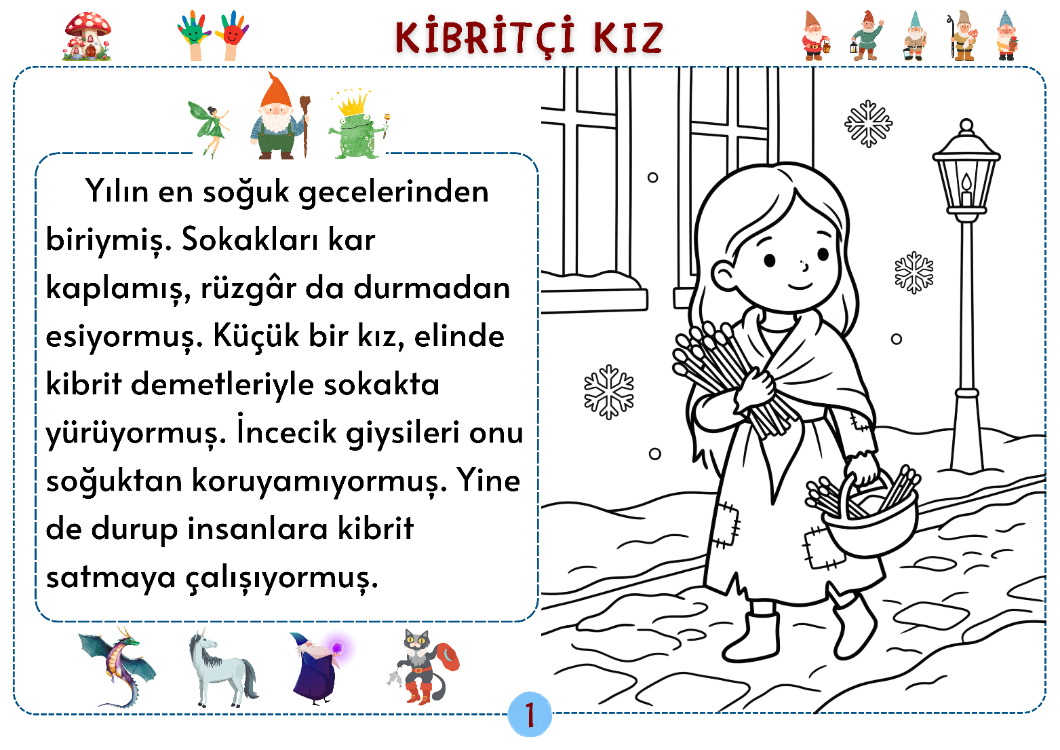 Kibritçi Kız Oku-Anla-Boya PDF