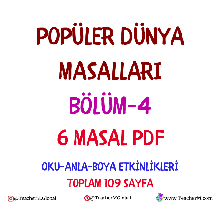 Popüler Dünya Masalları Bölüm 4 PDF Seti