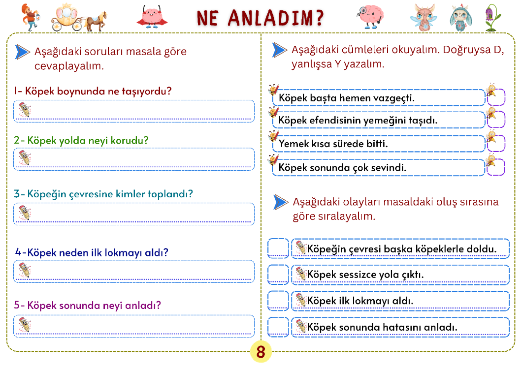 La Fontaine Fablları 3. Bölüm – 20 Fasikül PDF Seti