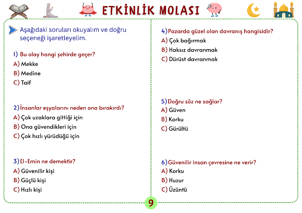 Hz. Muhammed’in Hayatı: Güvenilir Genç El-Emin Oku-Anla-Boya PDF