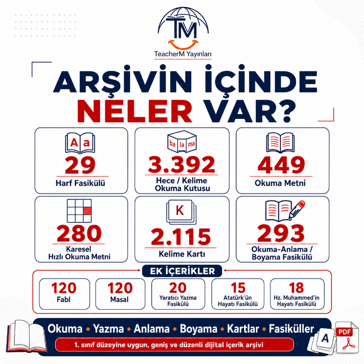 1. SINIF GENİŞ DİJİTAL PDF ARŞİVİ