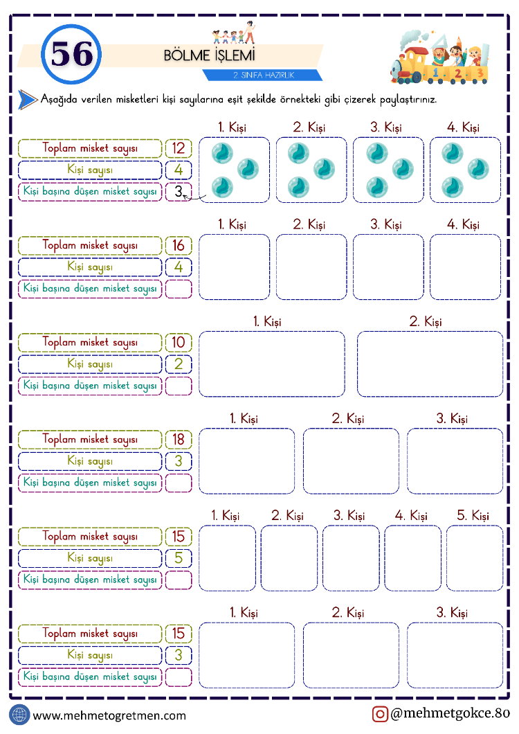 2. Sınıfa Hazırlık Matematik Fasikülü 61 SAYFA