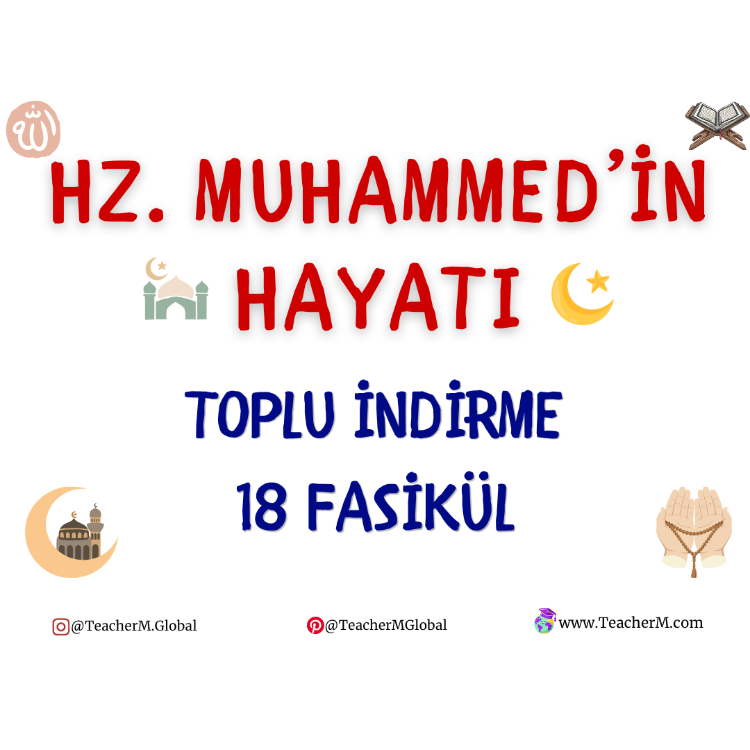 Hz. Muhammed’in Hayatı 18 Fasikül Seti Oku-Anla-Boya PDF