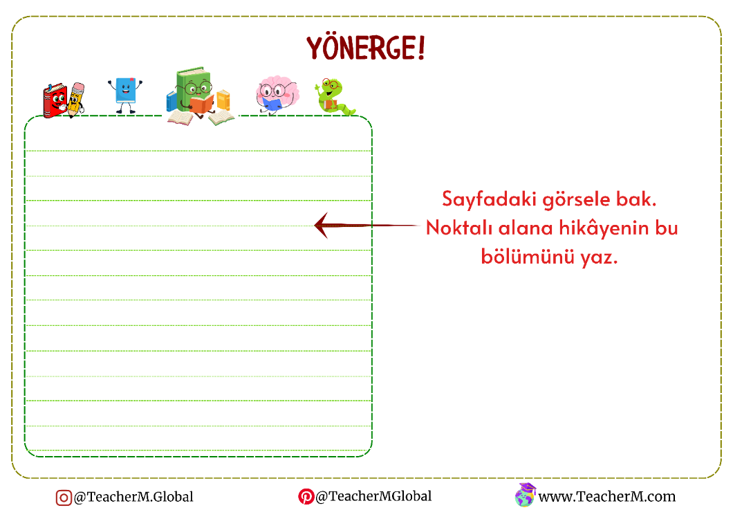 Sincap ile Tavşan Yaratıcı Yazma Etkinliği PDF