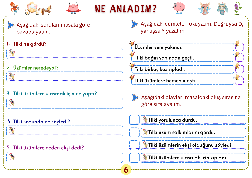 120 ADET Fabl Oku – Anla – Boya PDF Arşivi