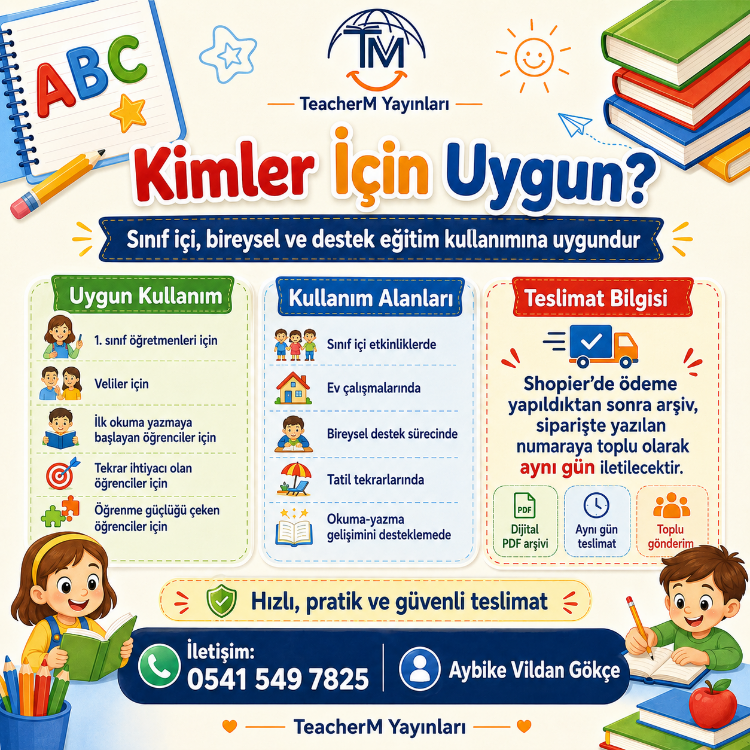 1. Sınıf İlk Okuma ve Yazma PDF Arşivi | 107 PDF – 1.793 Sayfa
