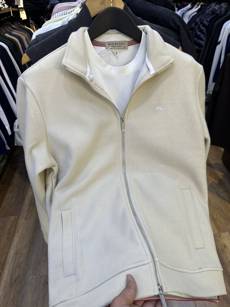 LACOSTE KAŞE CEKET KREM