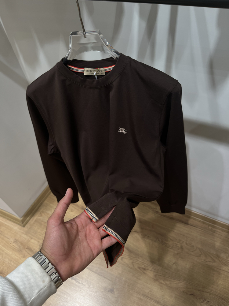 BURBERRY İTHAL SWEAT KAHVE