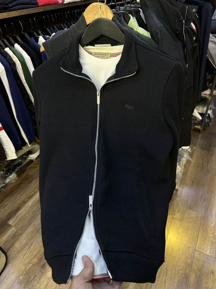 LACOSTE KAŞE CEKET SİYAH