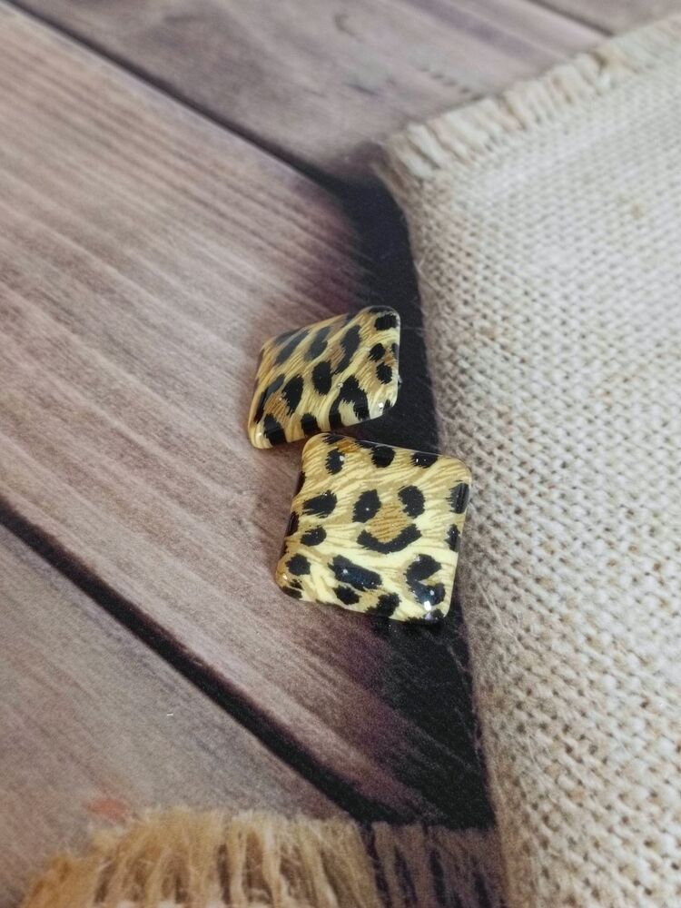 Baklava Leopar Küpe