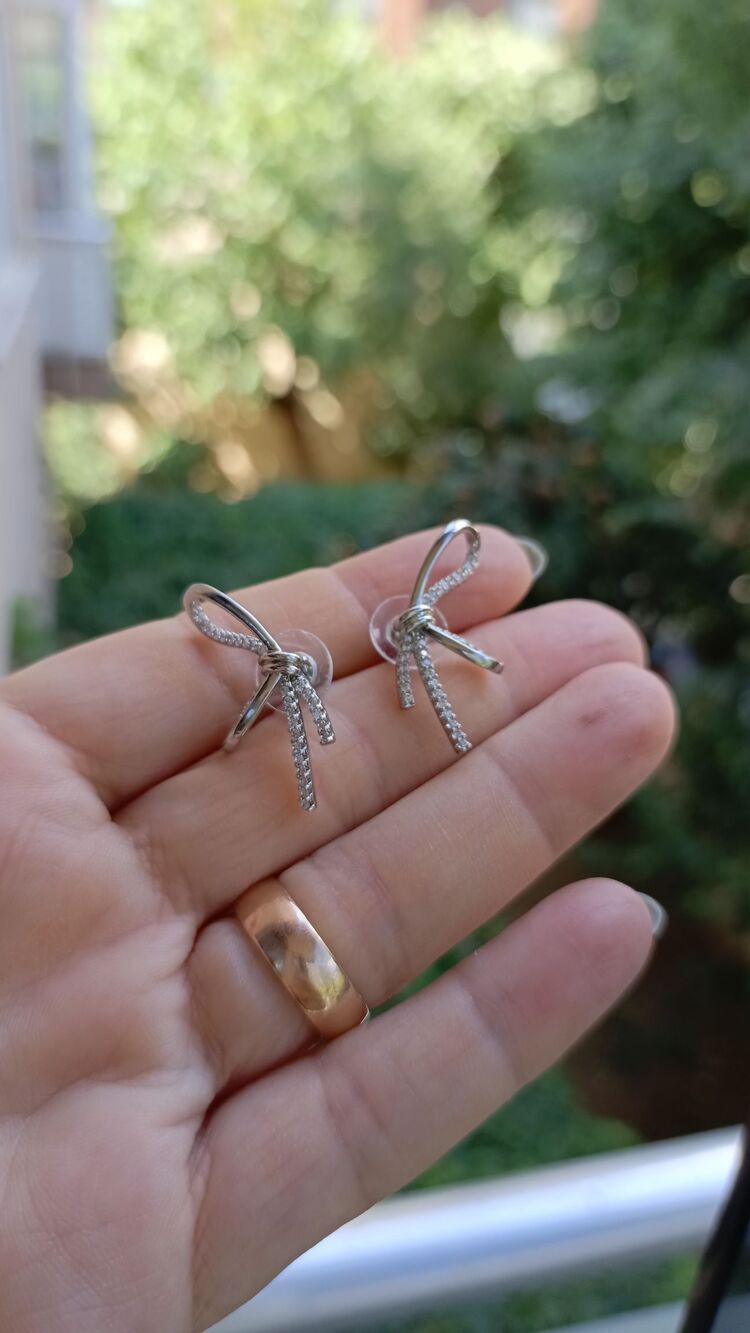 Silver Fiyonk Küpe