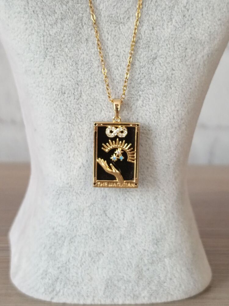 Sihirbaz(The Magician) Çelik Tarot Kolye
