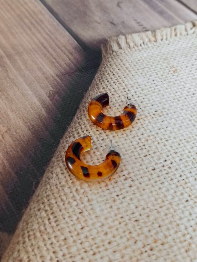 Halka Leopar Küpe