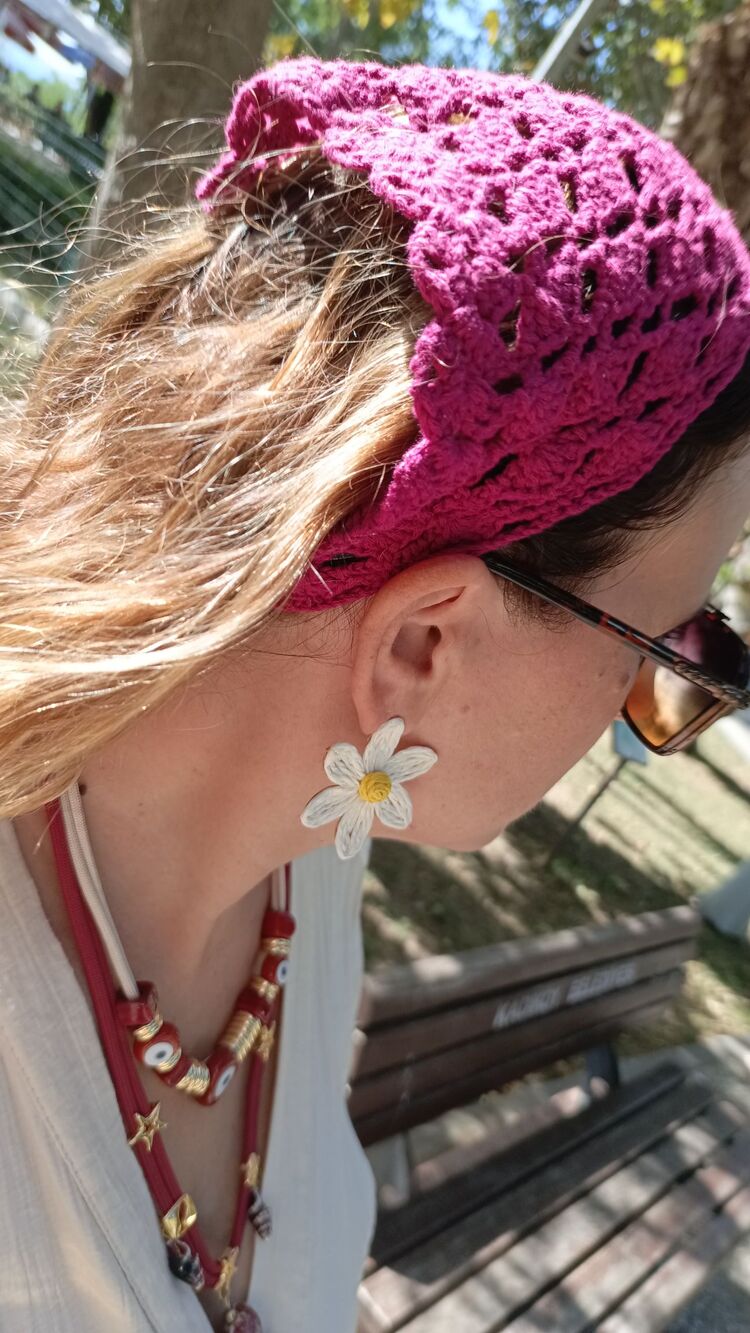 El Örgüsü Bordo Bandana