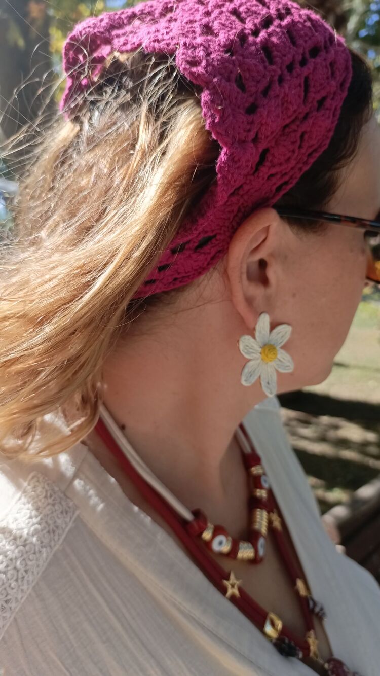 El Örgüsü Bordo Bandana