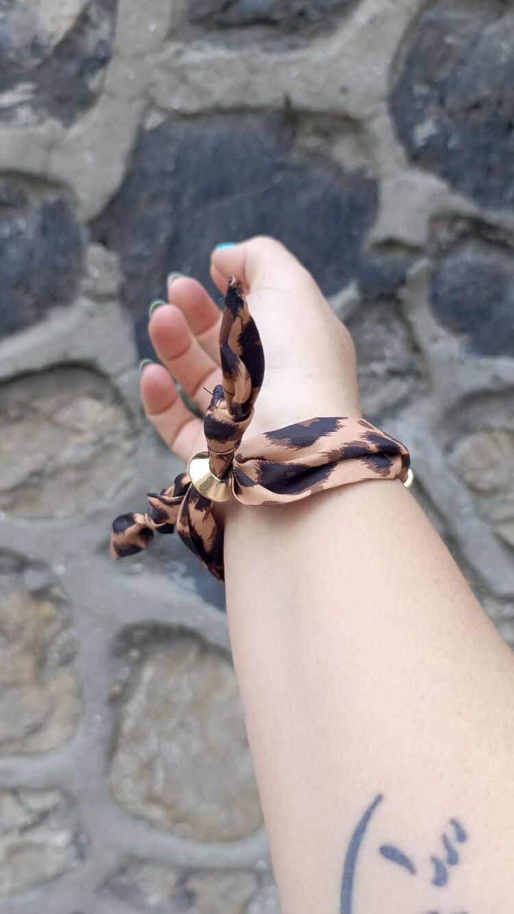 Leopar Fular Bileklik