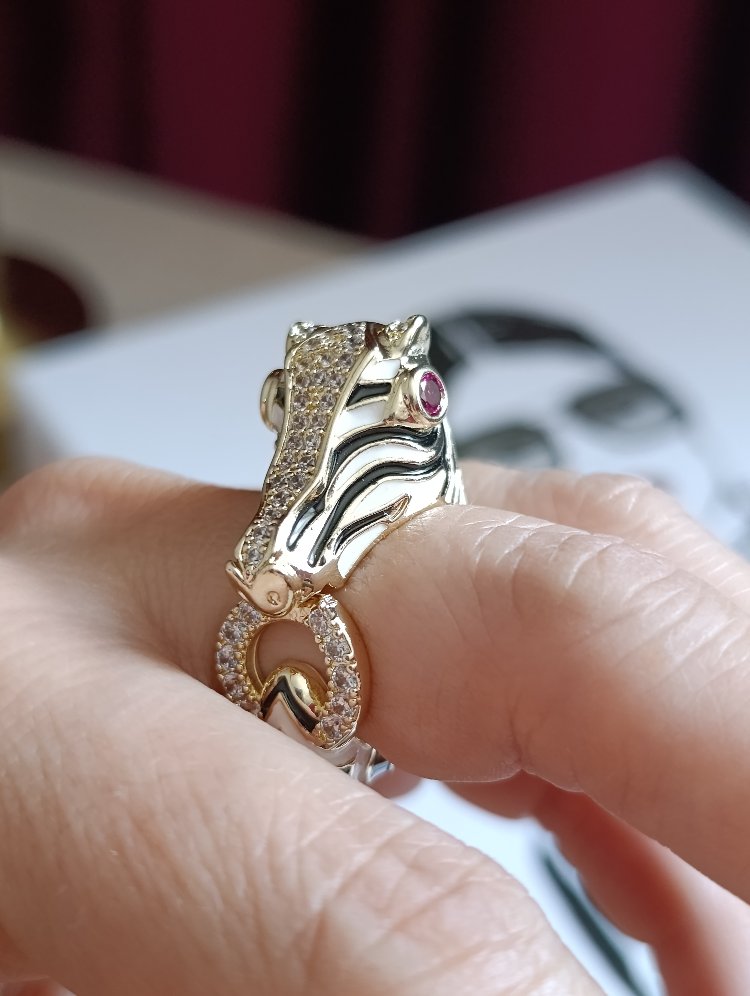 Tasarım Zebra Yüzük