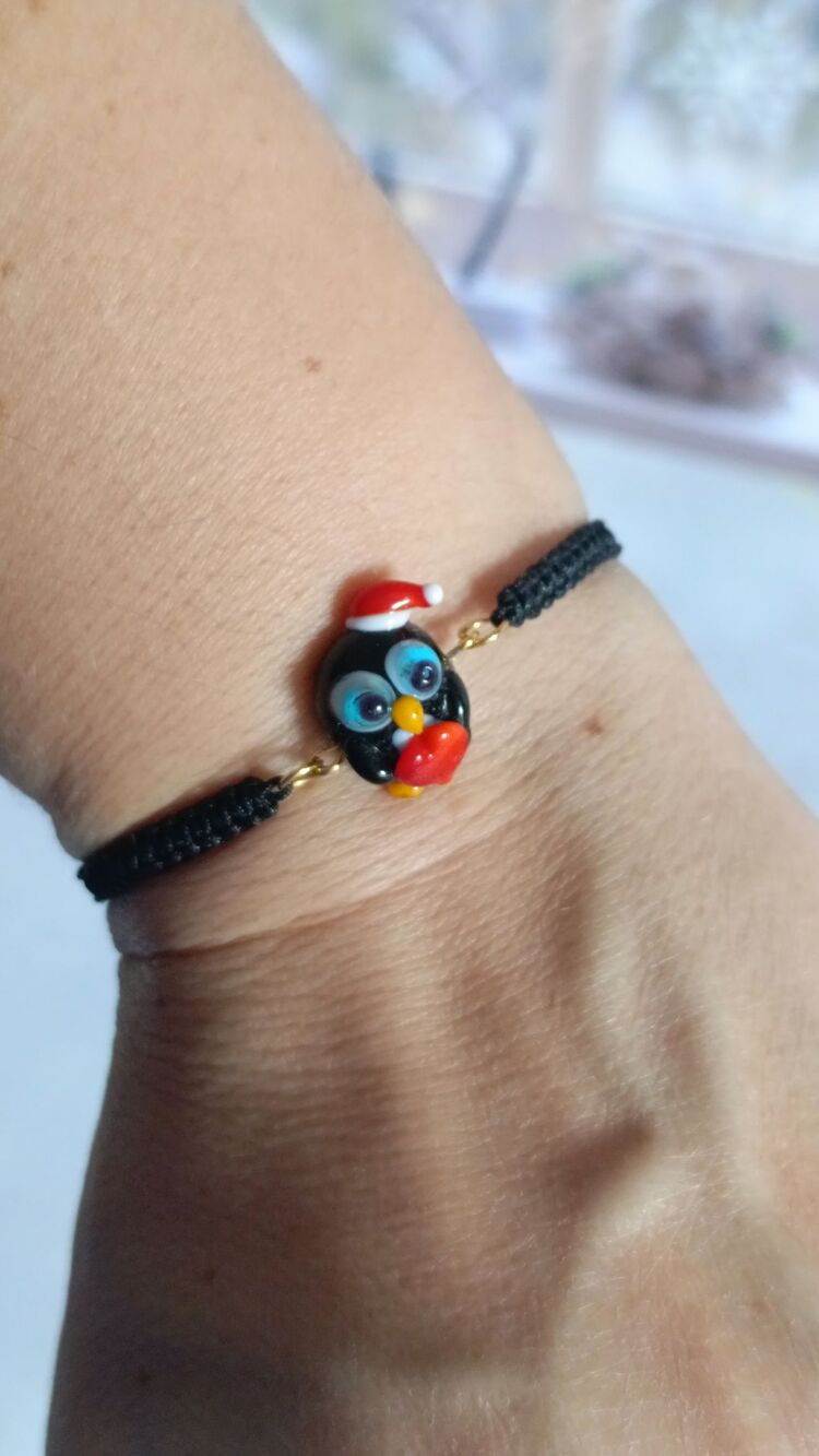 Penguen İp Bileklik
