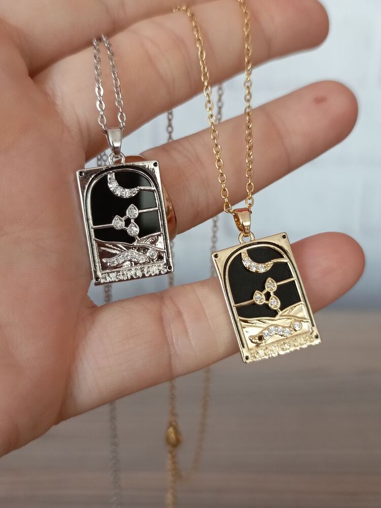 Knight Of Cups(Kupa Şövalyesi) Çelik Tarot Kolye