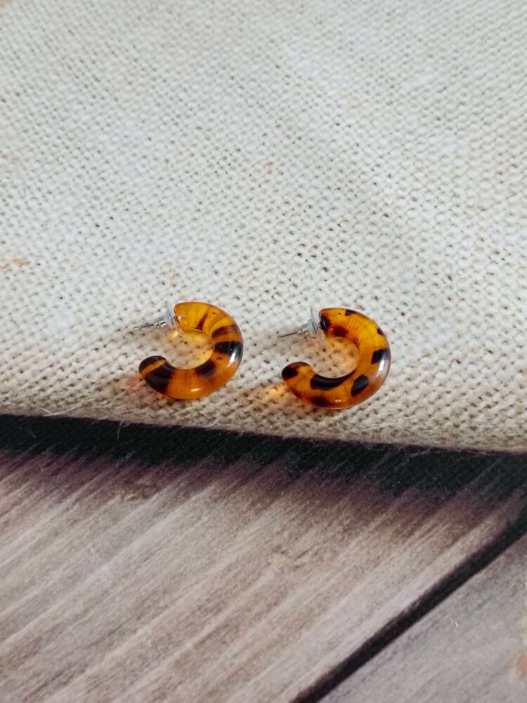 Halka Leopar Küpe