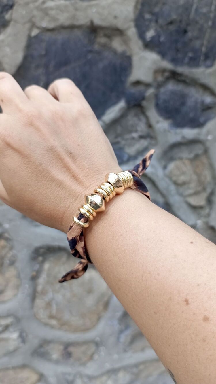 Leopar Fular Bileklik