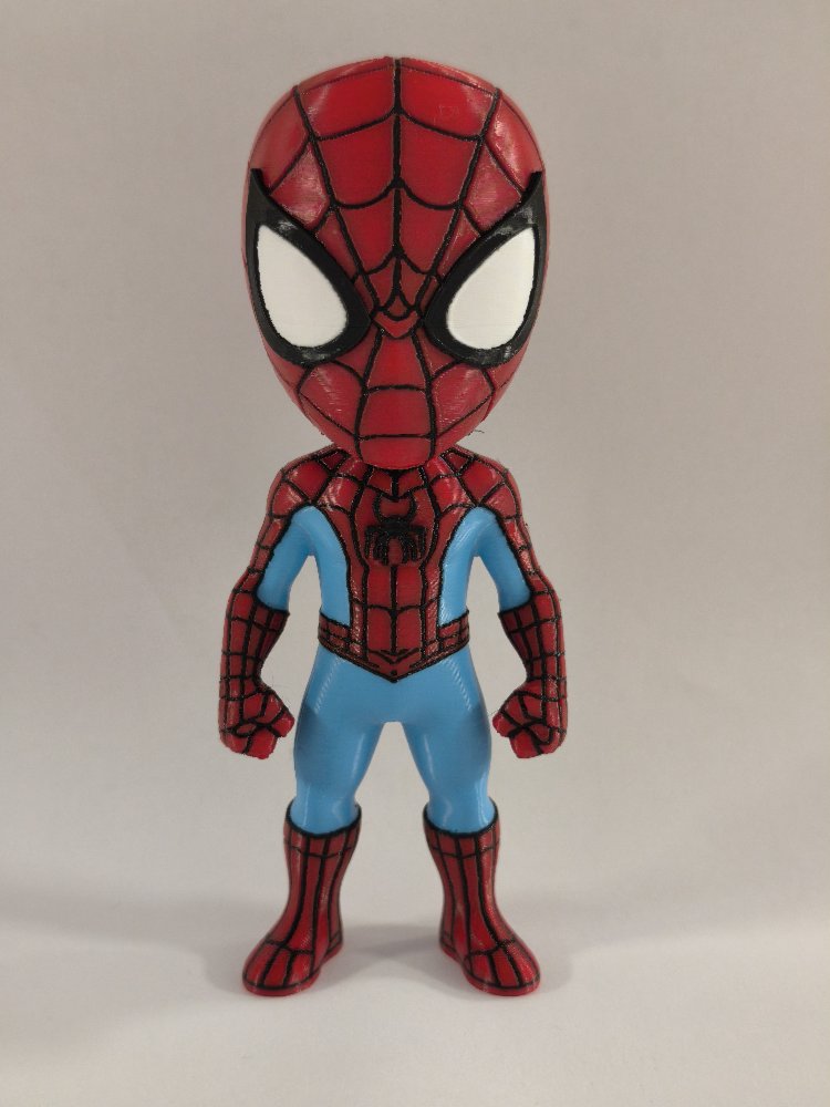 Örümcek Kahraman Chibi Figürü(15cm)