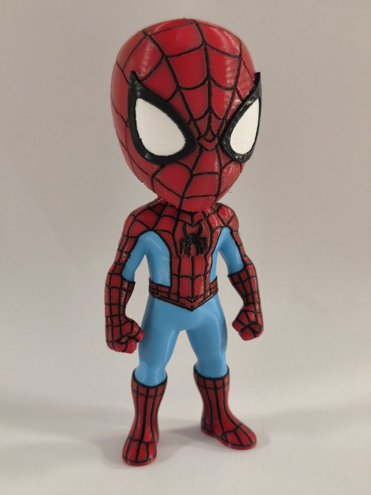 Örümcek Kahraman Chibi Figürü(15cm)